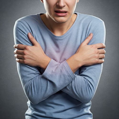 추위를 심하게 타는 남성