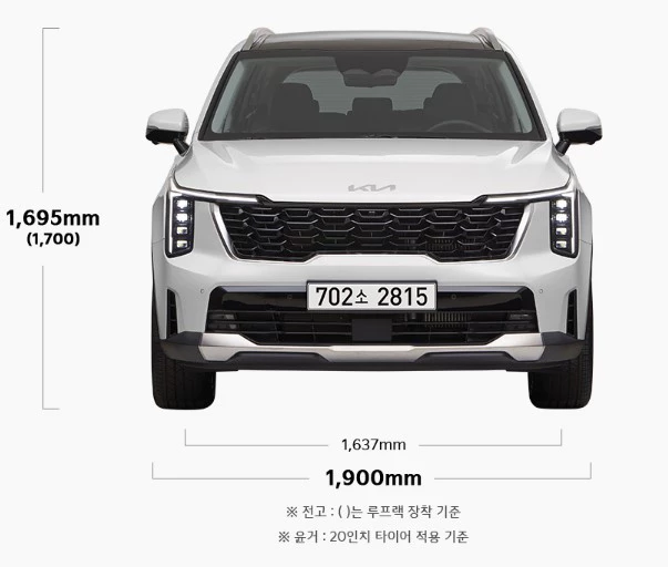 더 뉴 쏘렌토 앞