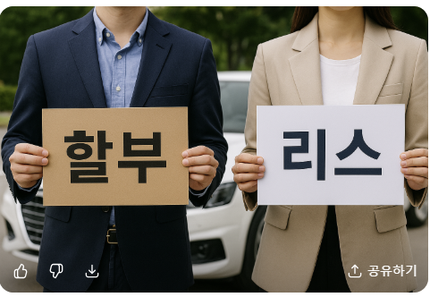 자동차 할부 vs 리스, 뭐가 더 유리할까? 상황별 선택 기준 정리 관련 사진