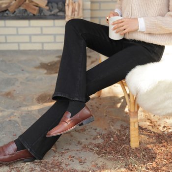 시크폭스 에블바디 부츠컷데님팬츠 밍크기모