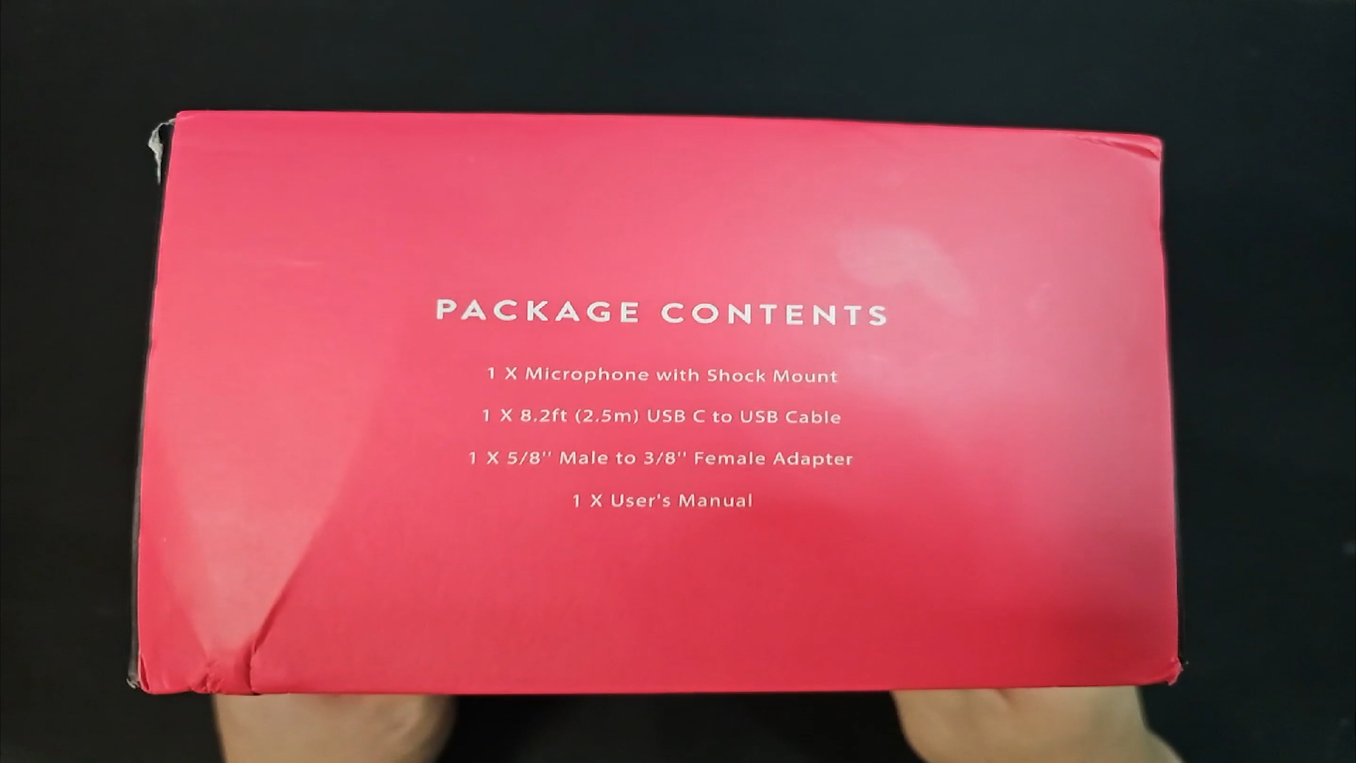 Fifine K688 다이나믹 마이크 개봉기 - 포장상태3