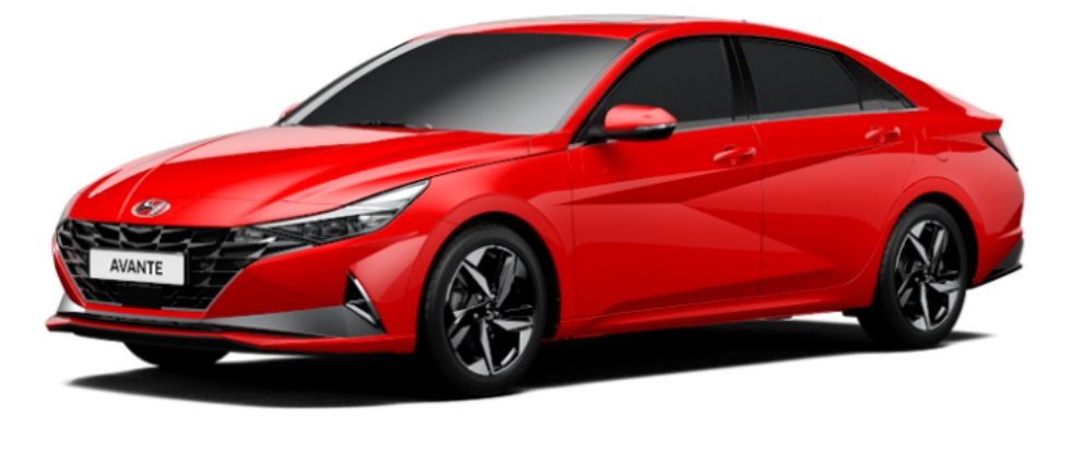 파이어리 레드(컬러코드 : PR2) 아반떼 색상코드 - 파이어리 레드(컬러코드 : PR2)