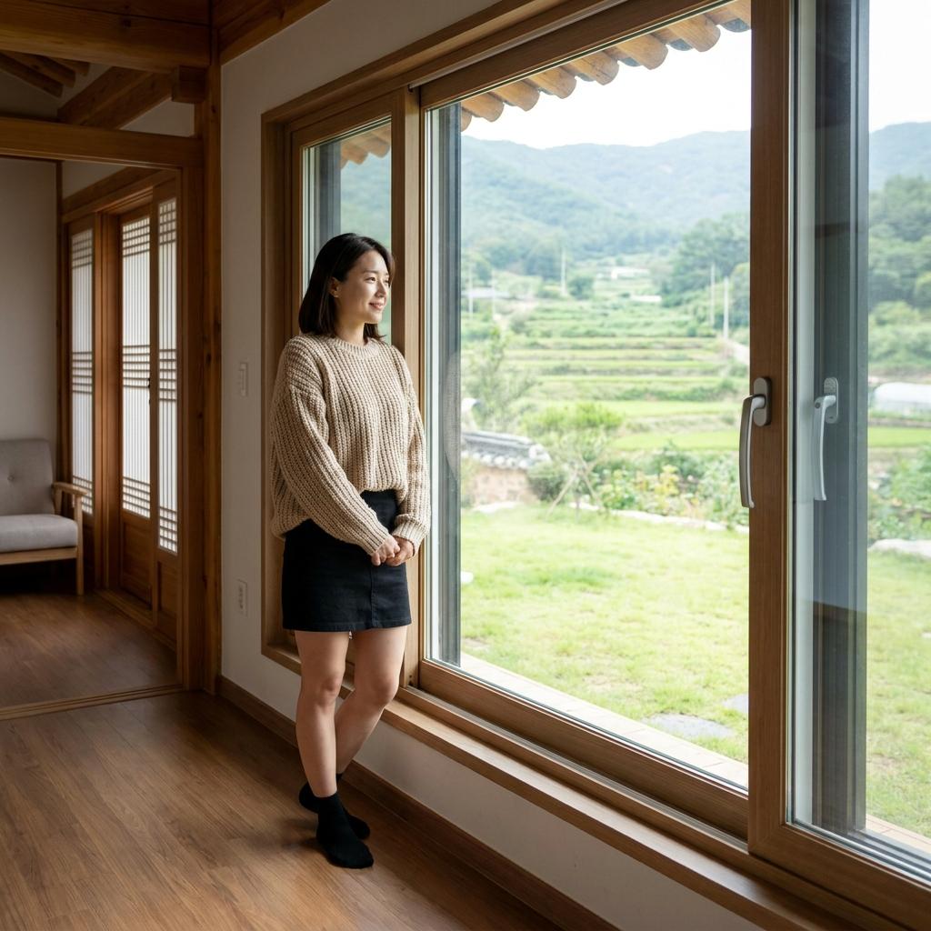 횡성 전원주택 샷시 덜컹거림 해결! 40평 창문 추락 방지하는 모헤어