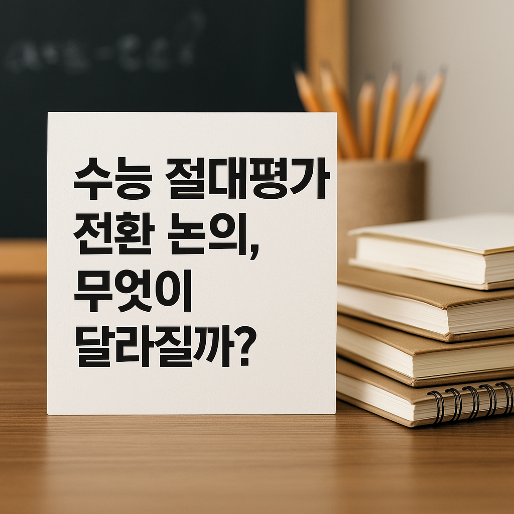 수능 절대평가 전환 논의