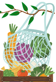 제로웨이스트 실천법, 일상에서 쓰레기 줄이는 방법 관련 장바구니 이미지