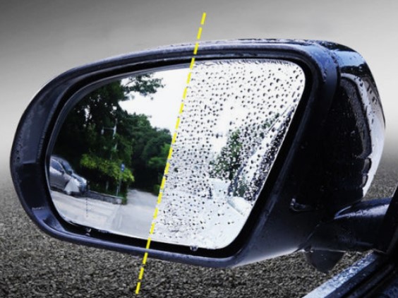 발수코팅 필름 시공 후 비교 사진