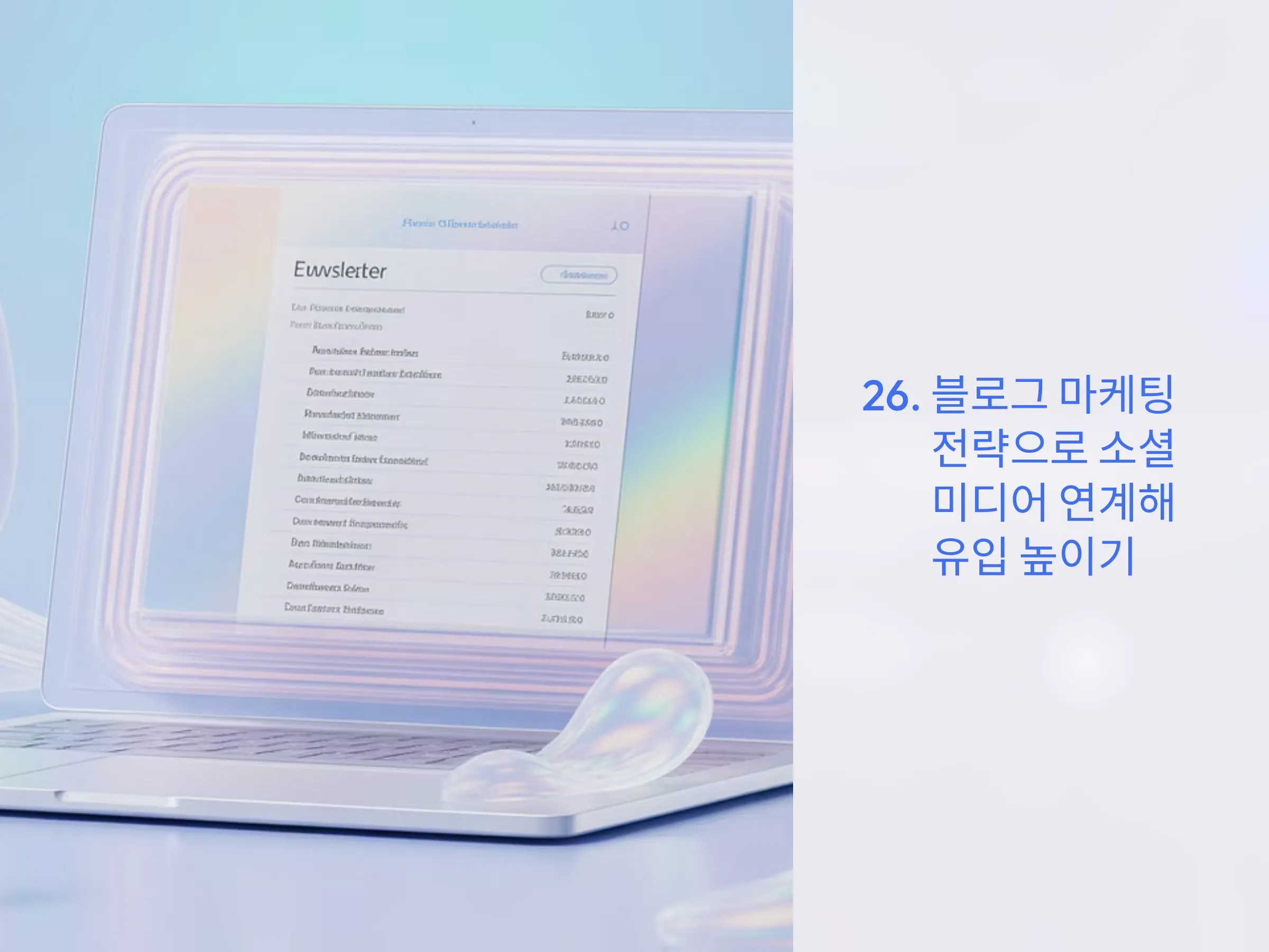 블로그 마케팅 전략으로 소셜 미디어 연계해 유입 높이기