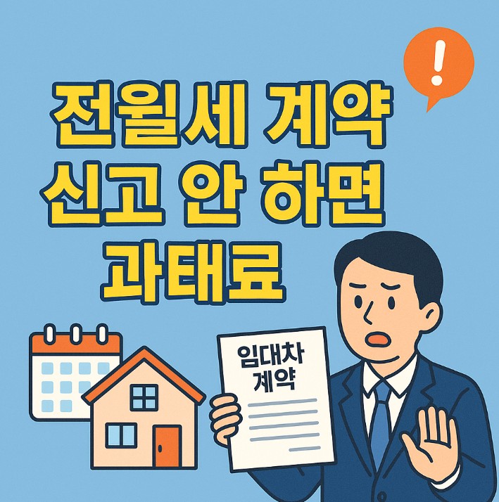 전월세 미신고시 과태료 부과 이미지