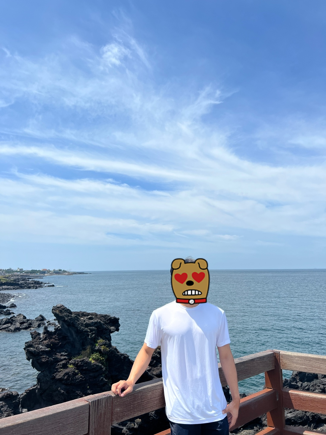 용두암 앞 셀카