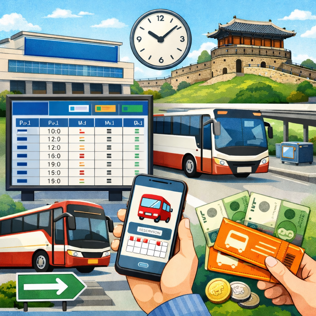 수원 시외버스 시간표 확인 방법 총정리|수원버스터미널 예매, 요금, 타는곳 완벽 가이드 관련 사진