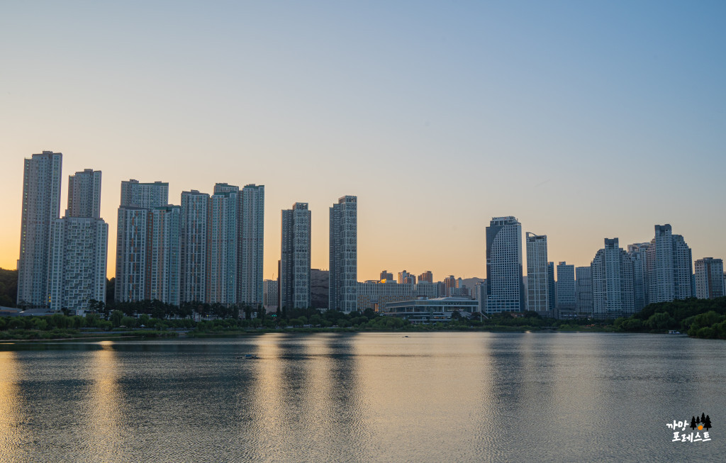 광교호수공원 일몰