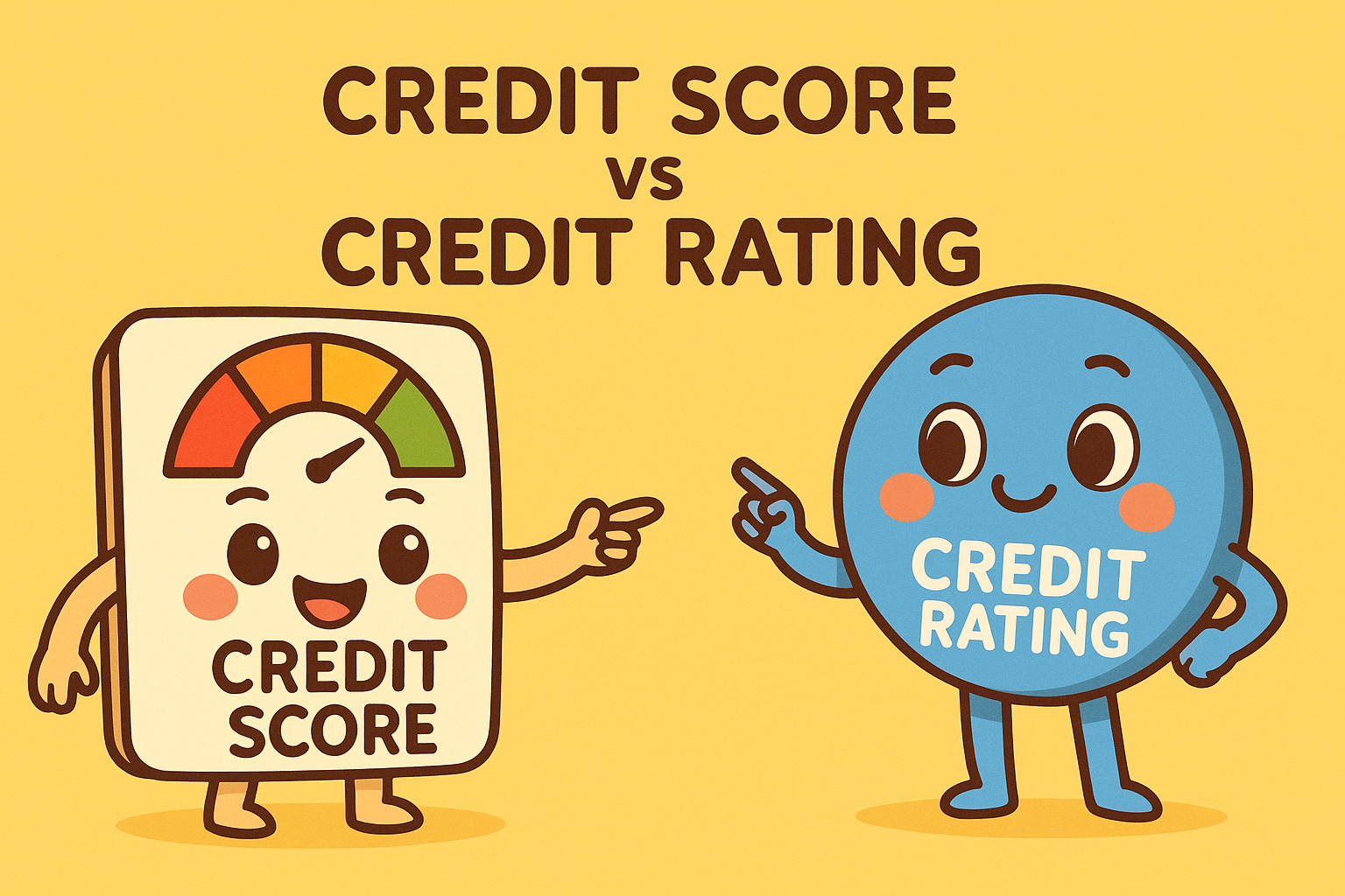 신용등급과 신용점수의 핵심 차이점