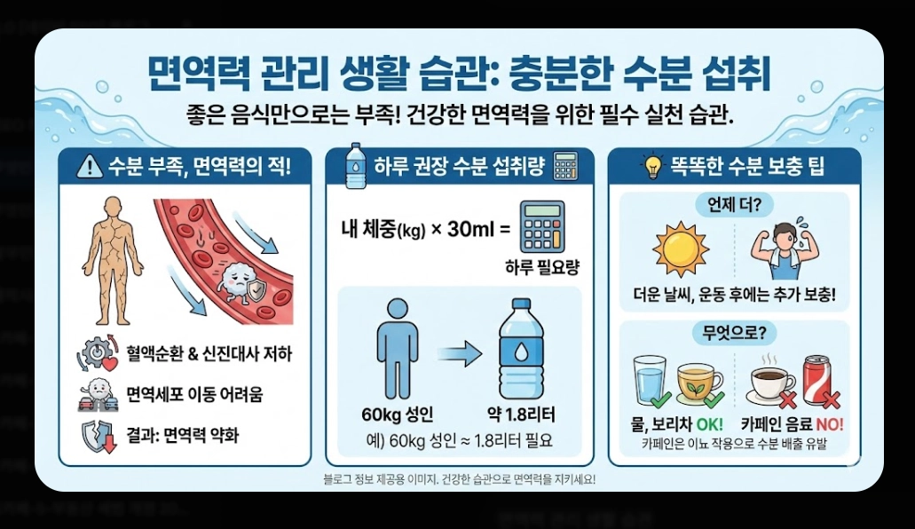 면역력 높이는 음식 베스트 10 [2026년판] 강화 식품 섭취법 및 생활 습관 총정리