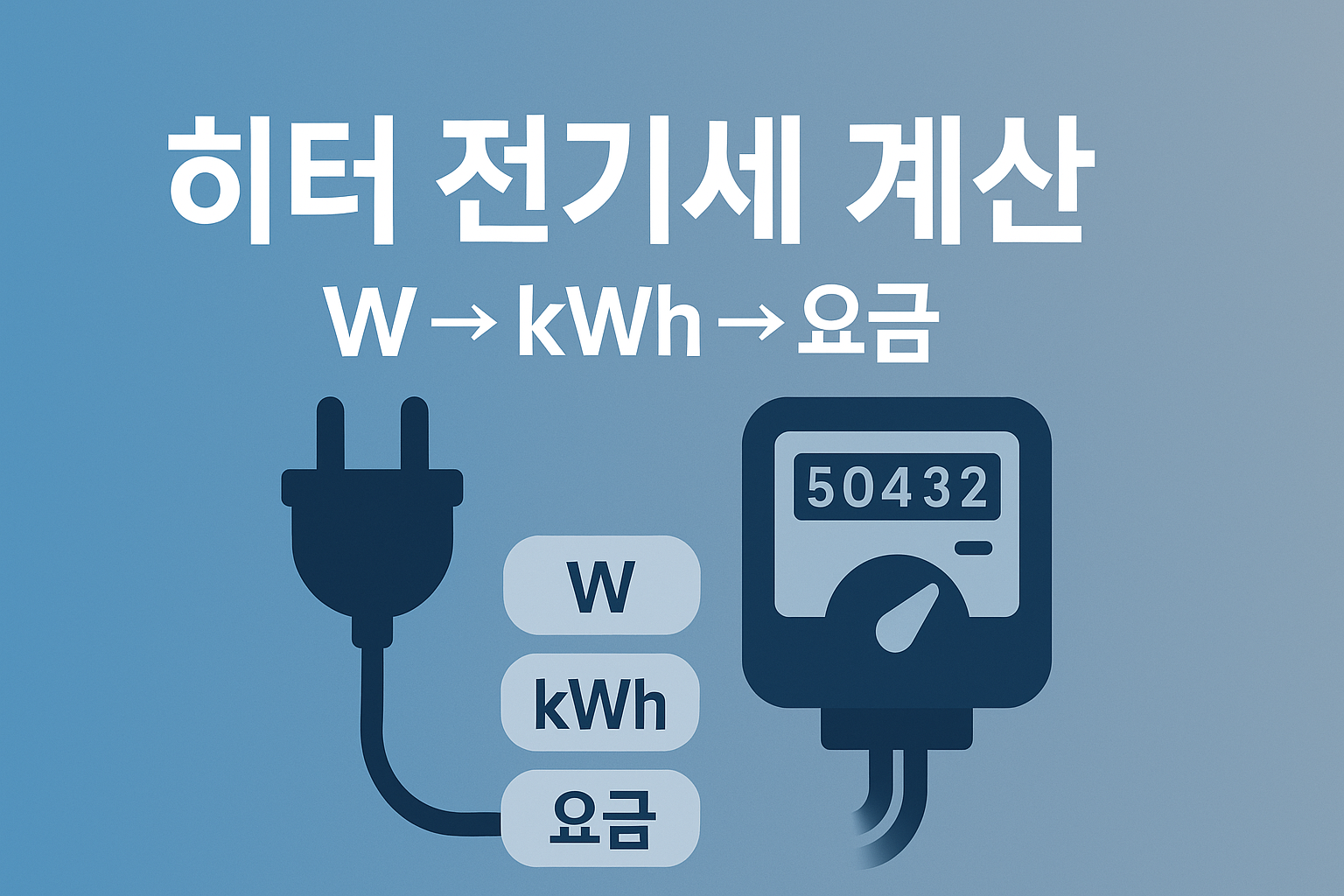 전기장판·히터 전기요금 계산 인포그래픽