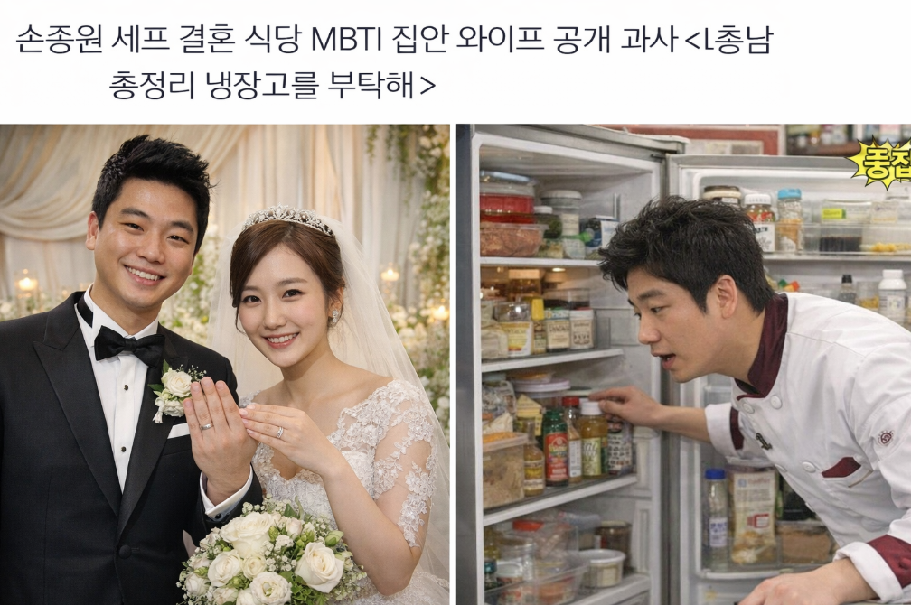 손종원 셰프 결혼부터 와이프까지 모든 것 총정리