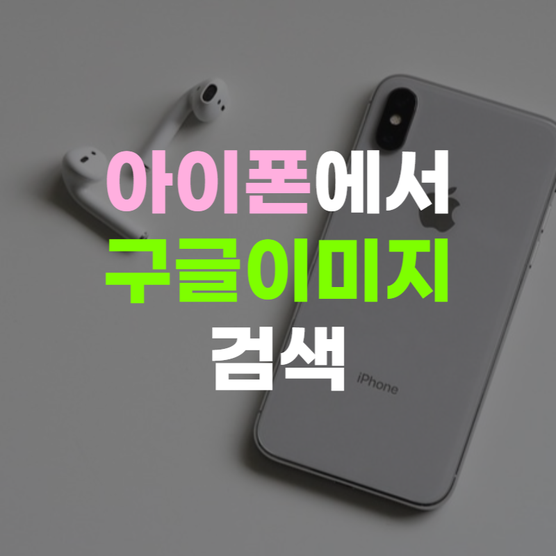 아이폰 구글 이미지 검색