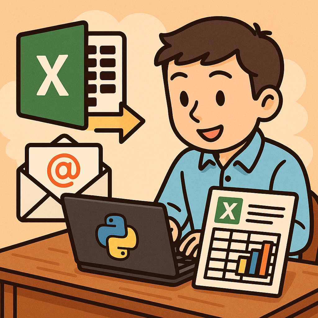 엑셀과 이메일 연동: 자동 보고서 메일 발송 프로그램 만들기