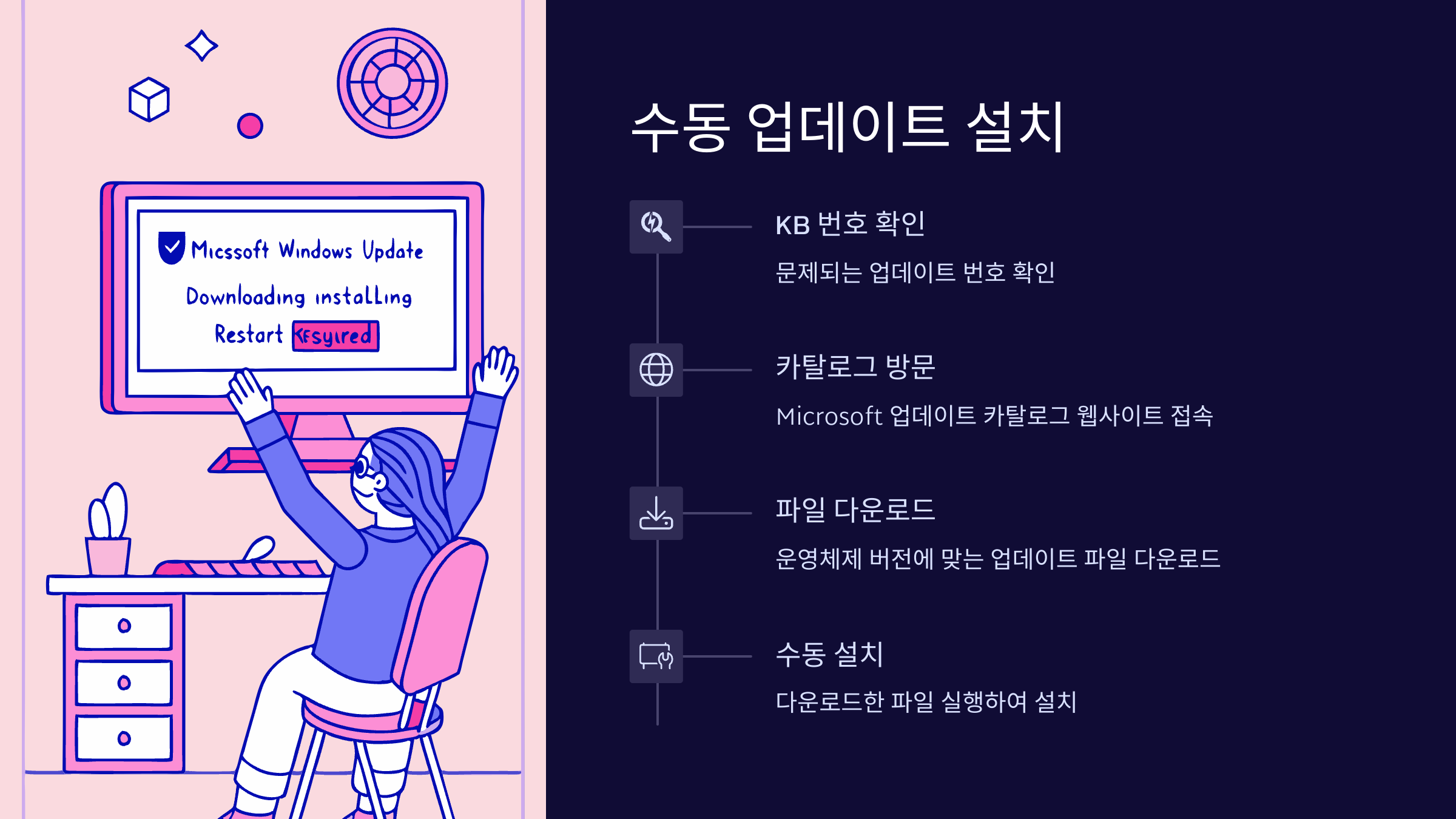 수동업데이트-설치