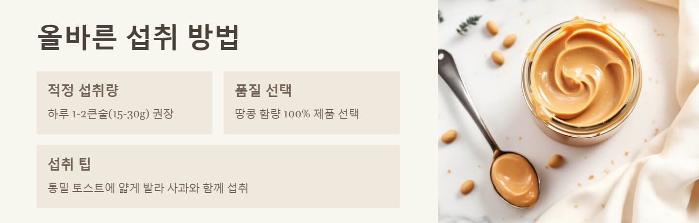 땅콩버터 효능