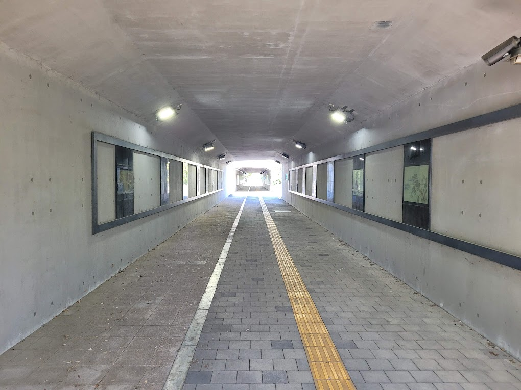 월요병 극복을 컨셉으로 터널의 끝이 보이는 사진