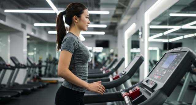 무릎에 부담 없는 유산소 운동 워킹머신