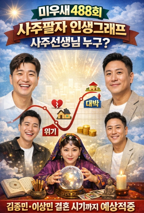 미우새 사주팔자 인생그래프 사주선생님 상담예약신청