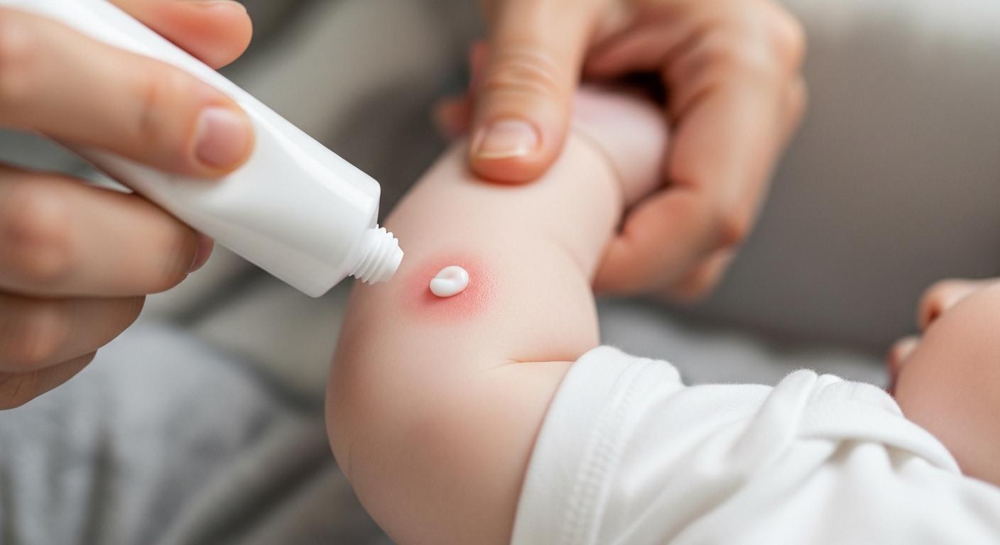 아기 피부 트러블 연고