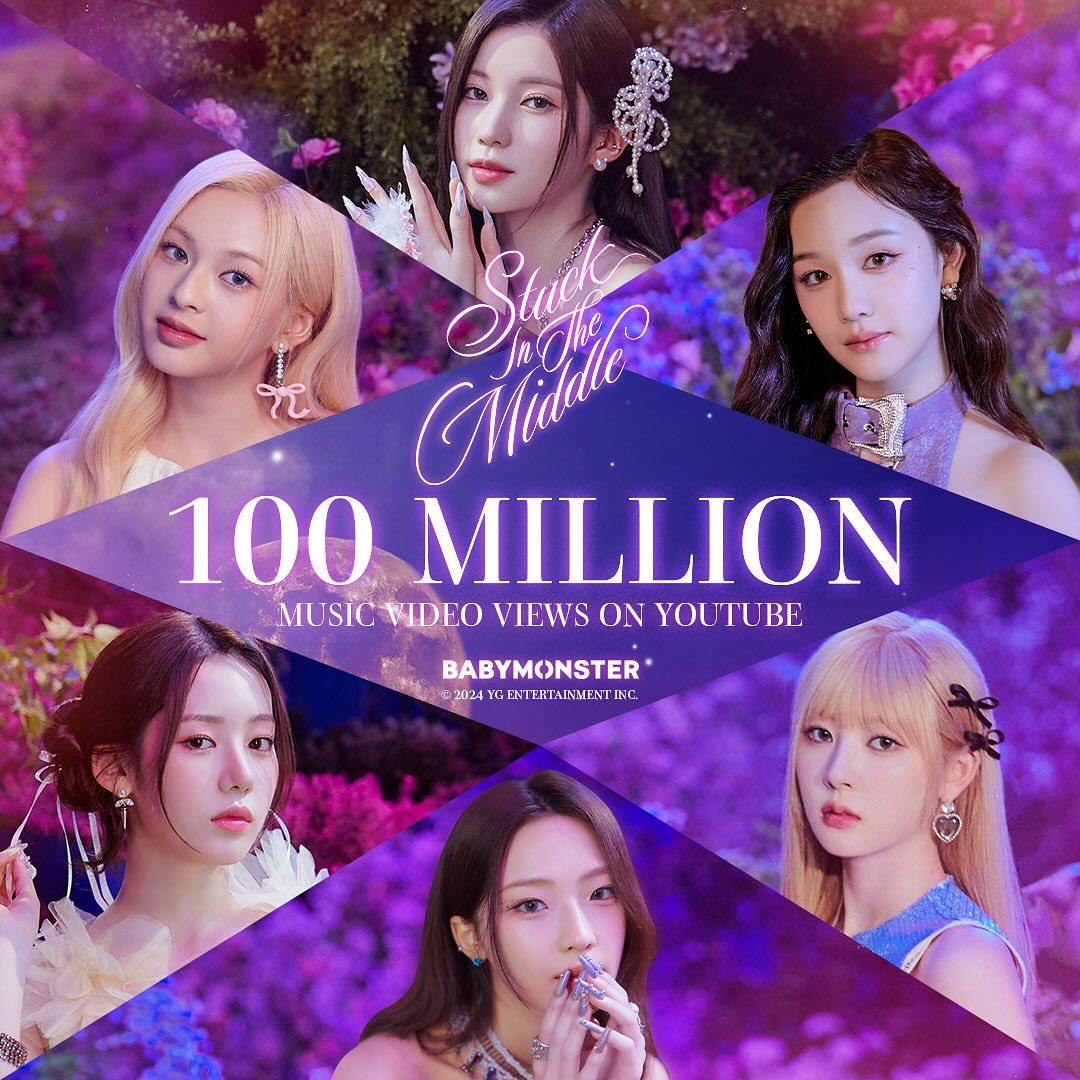 BABYMONSTER - &rsquo;Stuck In The Middle&lsquo; M/V HITS 100 MILLION VIEWS