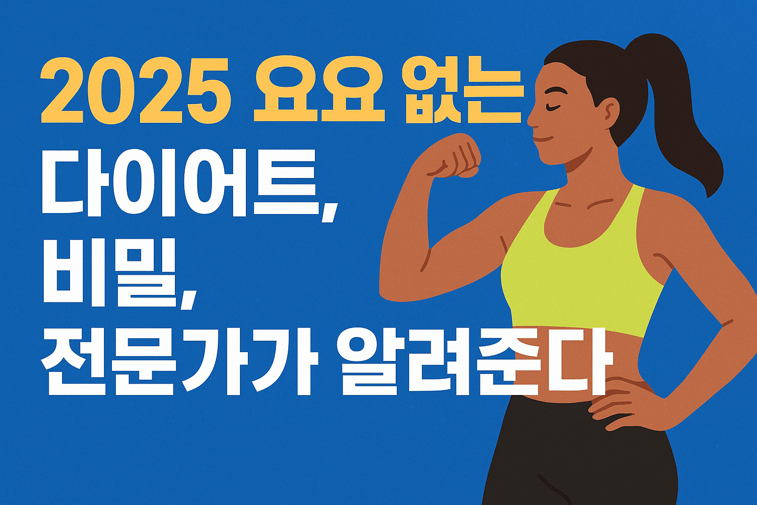2025 요요 없는 다이어트 비밀, 전문가가 알려준다