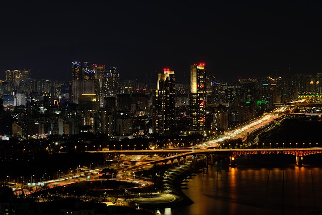 한강 드론 쇼 뚝섬 한강 공원