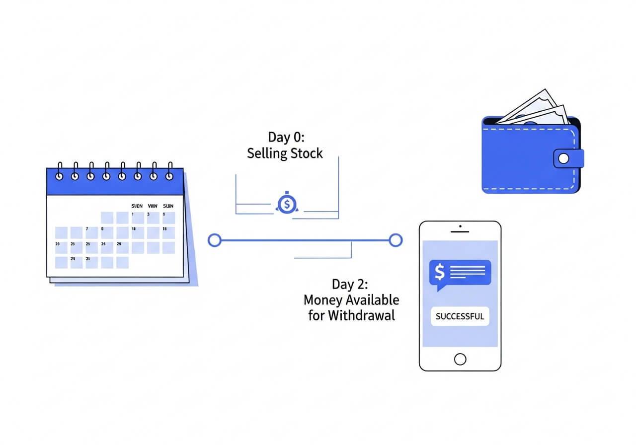 국내주식 매도후 입금