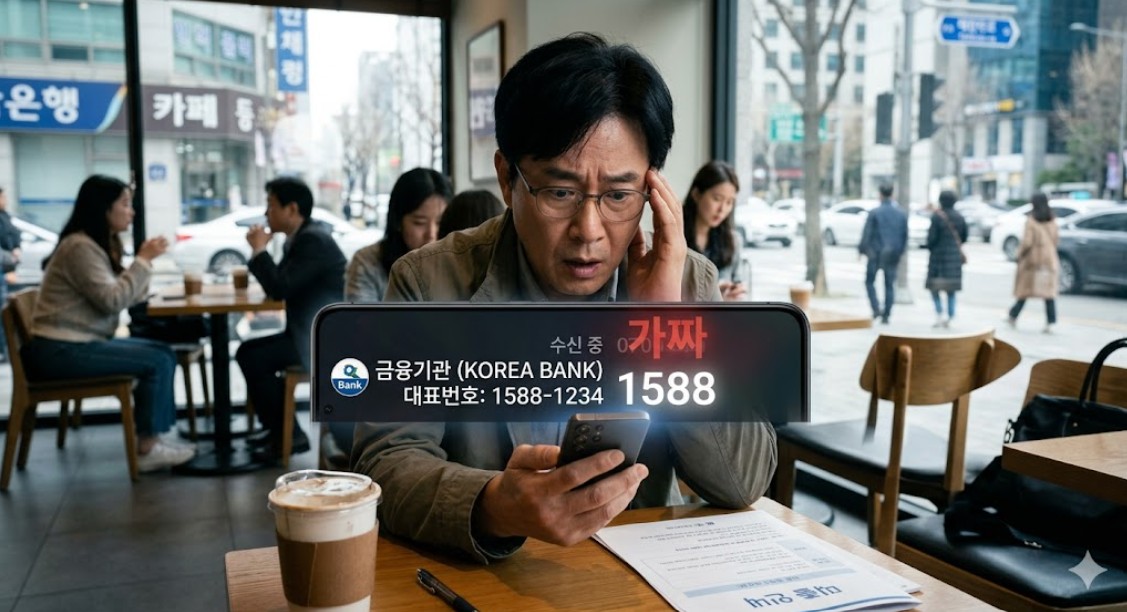 금융기관 대표번호 보이스피싱, 당신의 화면에 뜨는 '1588'도 조작된 가짜일 수 있습니다