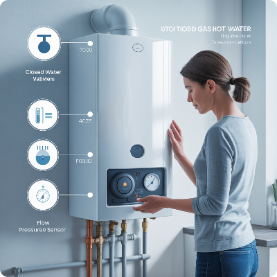 보일러 온수가 나오지 않을때 원인과 간단한 자가 조치방법 이미지