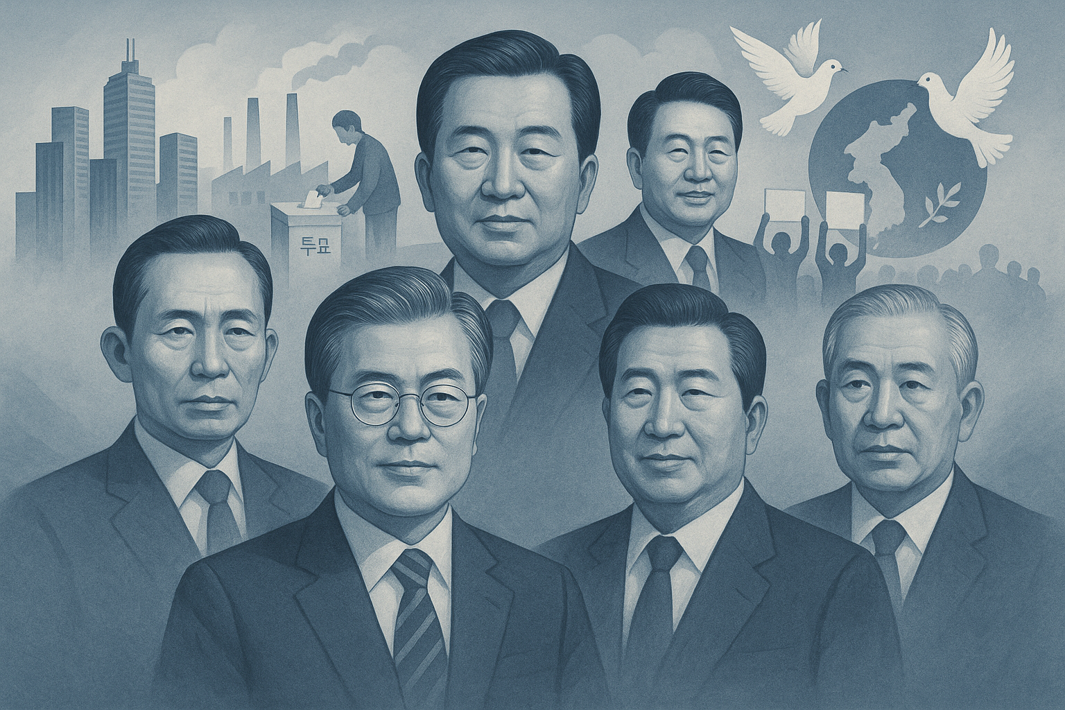 한국 역대 대통령 중 존경받는 대통령은?