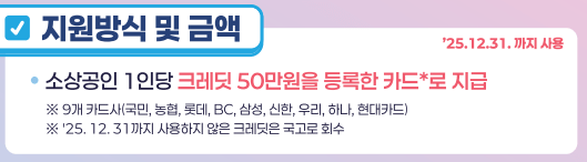 소상공인부담경감크레딧