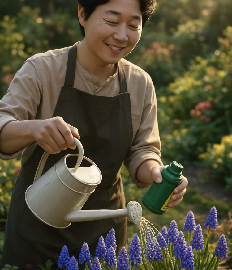 땅속 보물을 살찌우는 시간 (물과 비료)