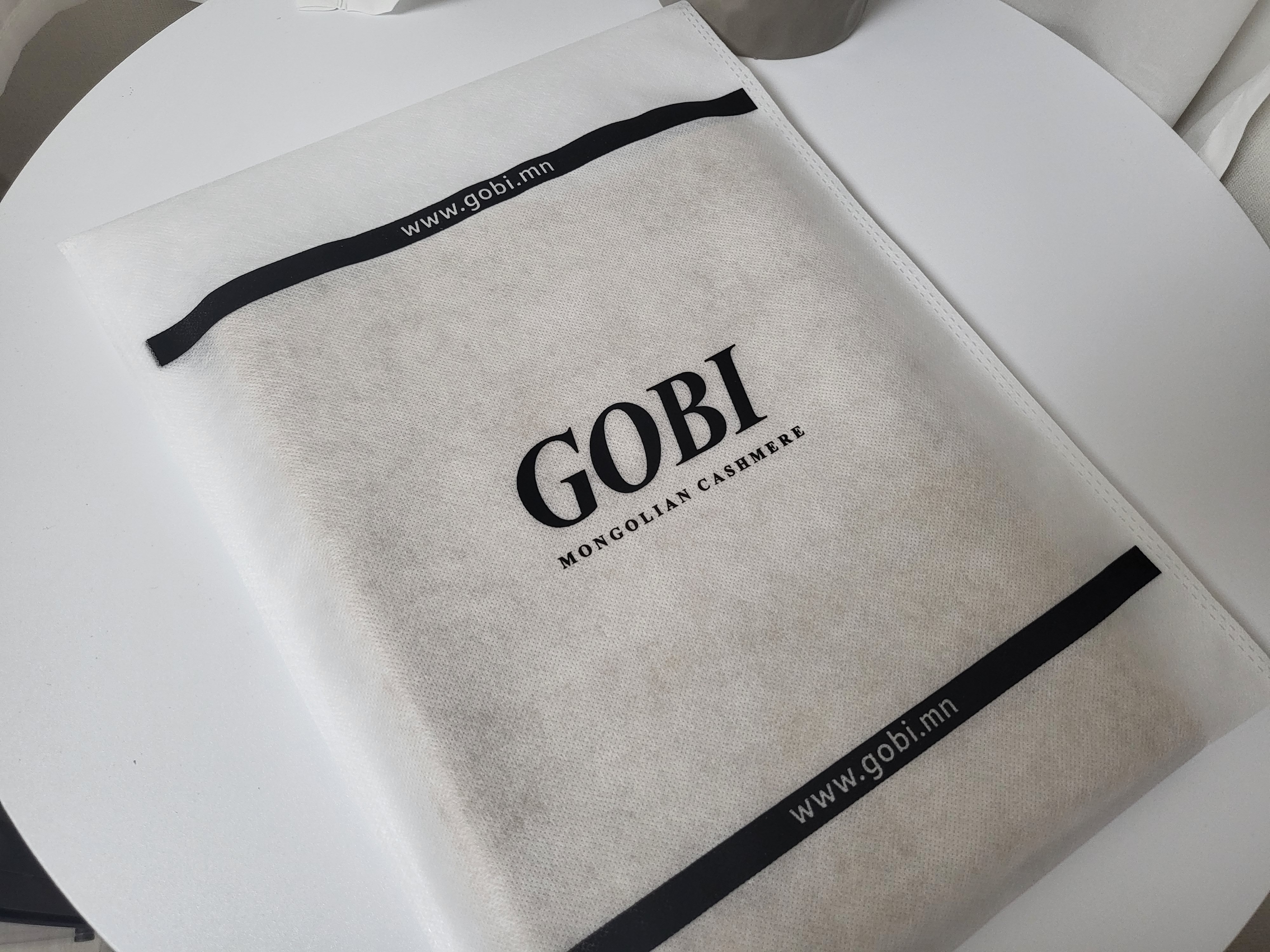 고비 GOBI 캐시미어 머플러 오트밀 색상