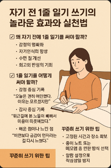 자기전 일기 쓰기