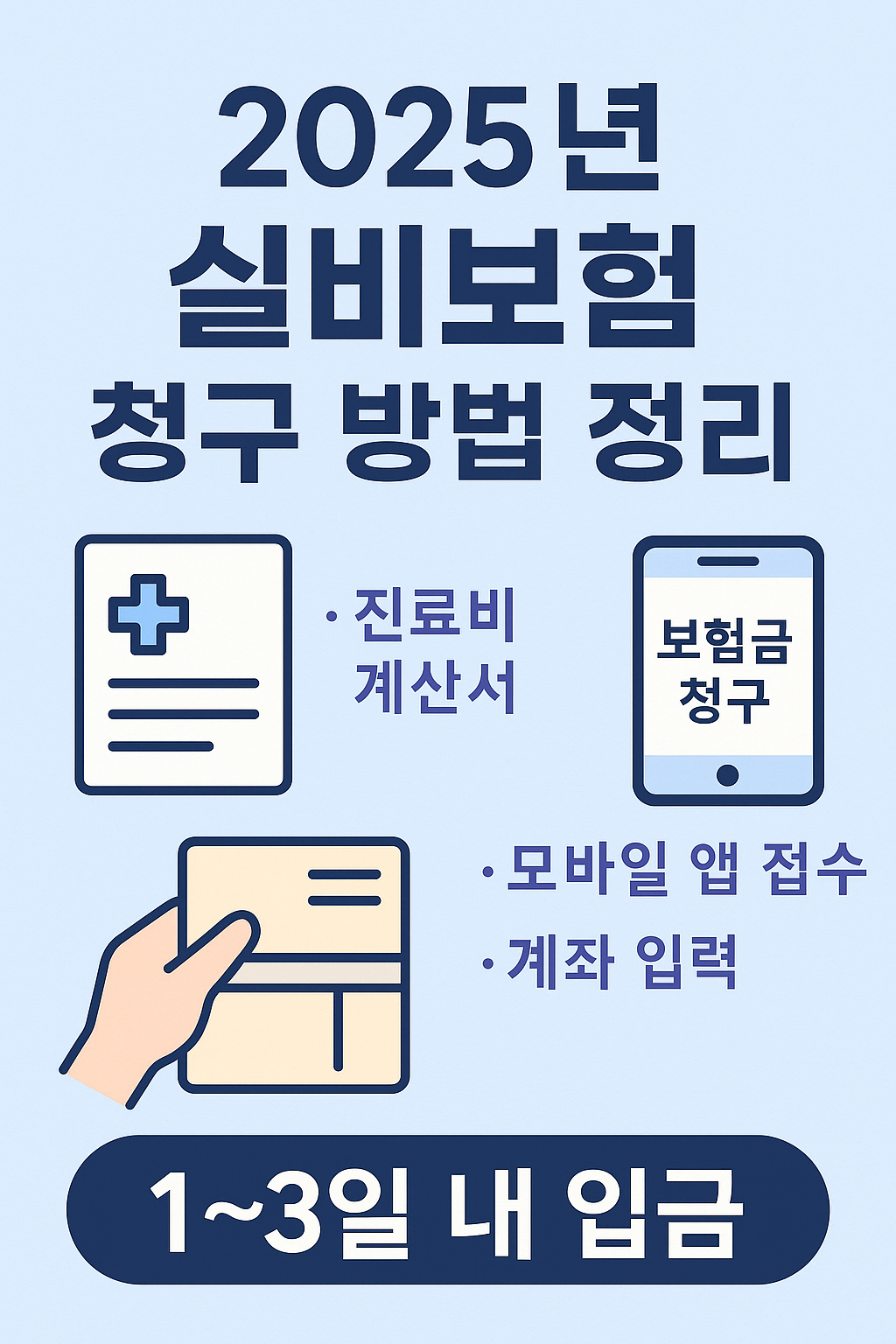 2025년 실비보험 청구 방법 완전 정리 ❘ 모바일로 5분 만에 끝내는 팁.