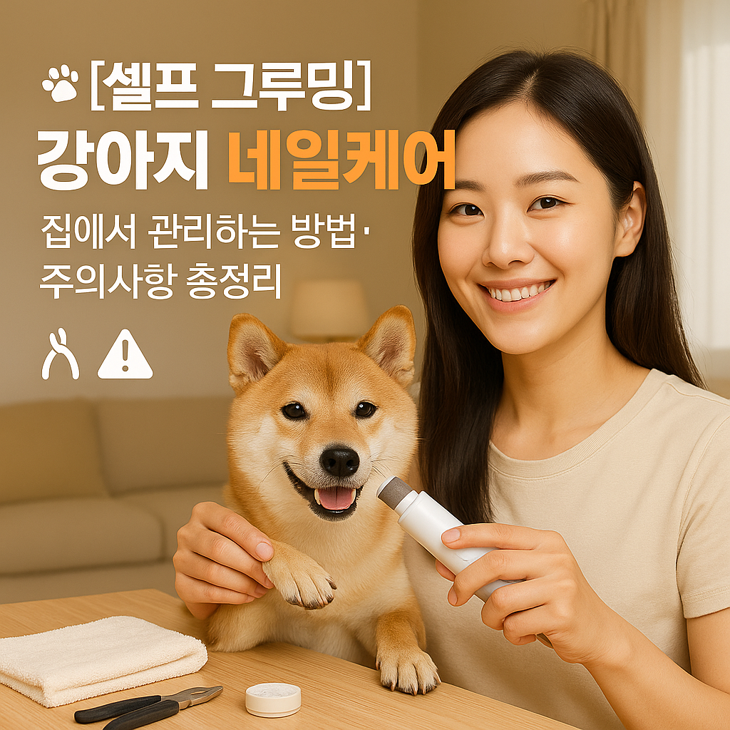 [셀프 그루밍] 강아지 네일케어 ｜ 집에서 관리하는 방법·주의사항 총정리