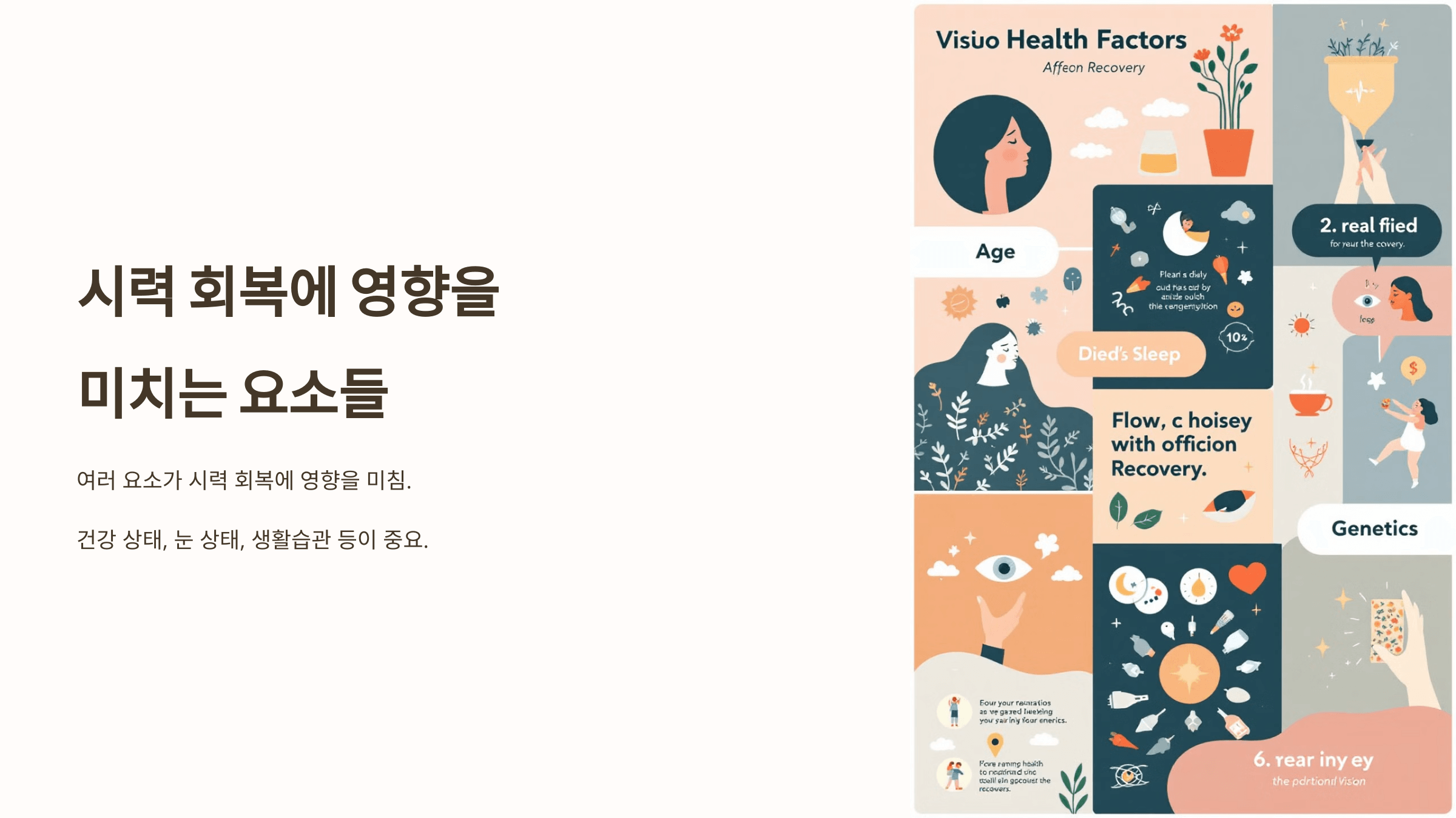 백내장과 관련된 사진입니다.