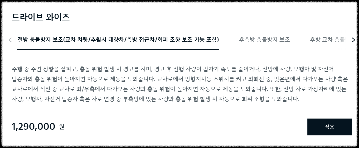 드라이브 와이즈 옵션
