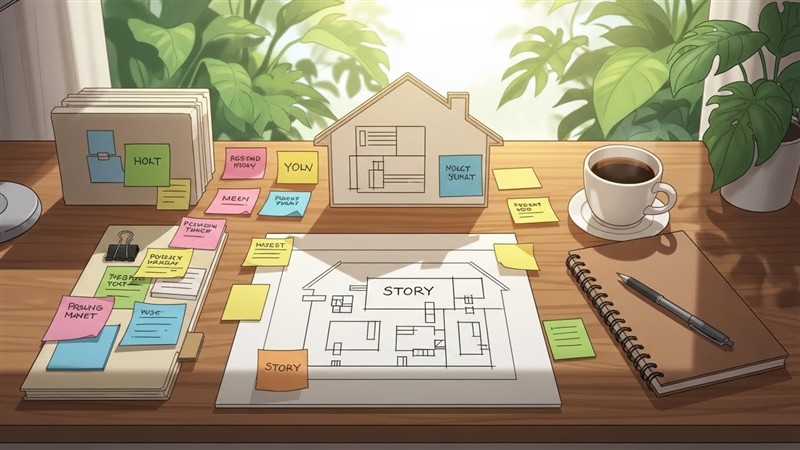 트리트먼트 작성법, 시나리오나 소설의 확장된 설계도