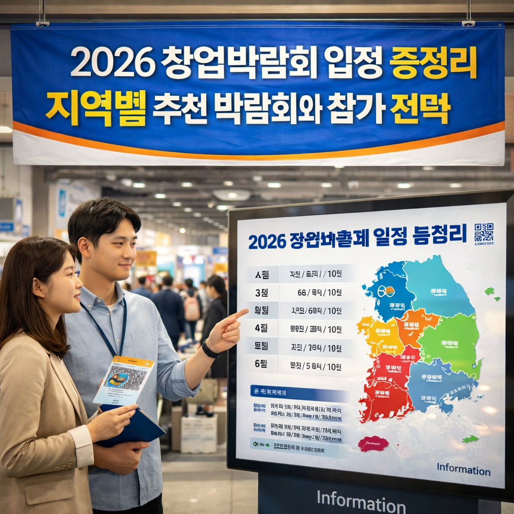 2026 창업박람회 일정 총정리 지역별 추천 박람회와 참가 전략