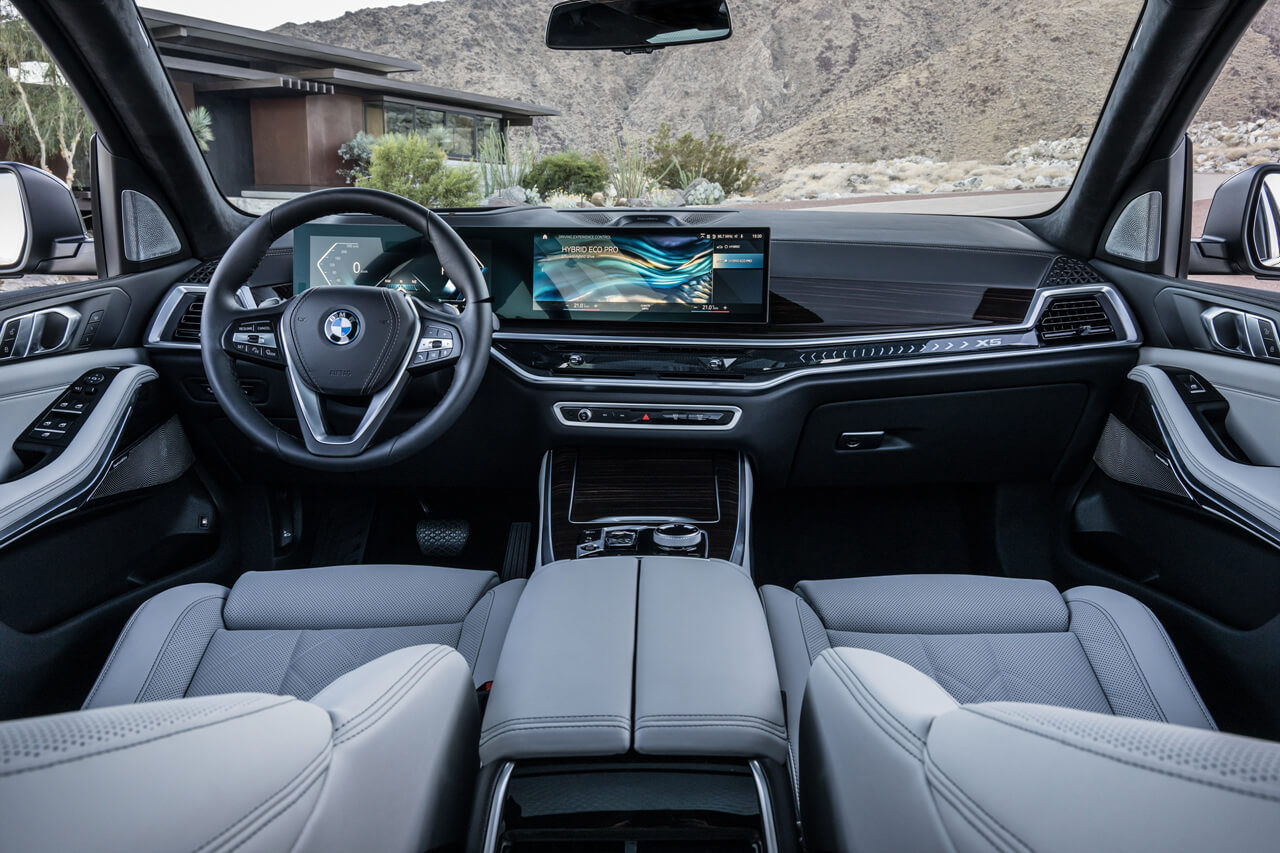 BMW X5 내부 디자인