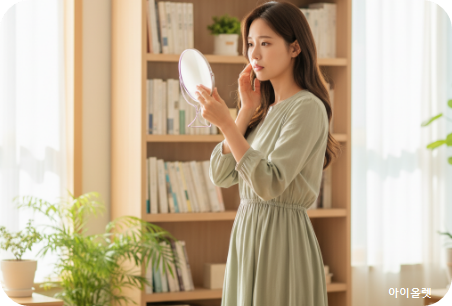 얼굴 속 작은 공간의 경고