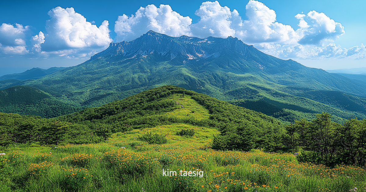 계룡산의 사계절