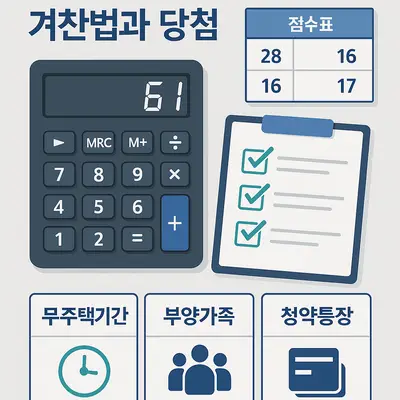 주택청약 가점제 점수 계산법과 당첨 확률 높이는 전략