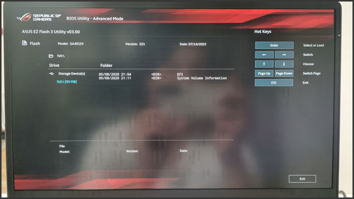 BIOS Utility - Advanced Mode가 나왔을 때 해결방법
