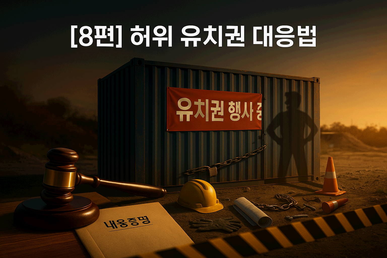 [8편] 허위 유치권 대응법: 낙찰자를 노린 함정을 피하는 법